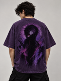 Violet Phantom — Dark Anime Oversized T-Shirt