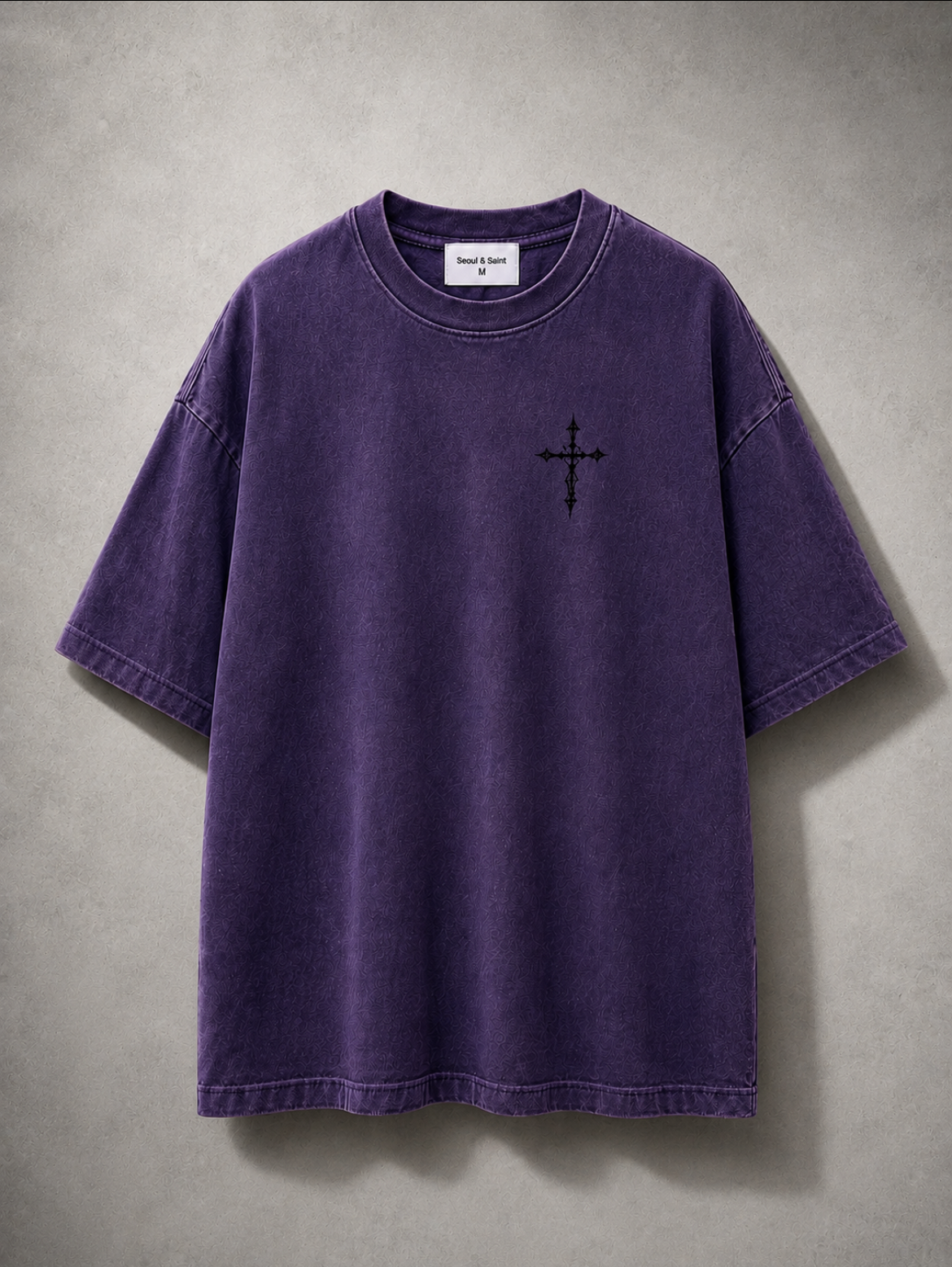 Violet Phantom — Dark Anime Oversized T-Shirt