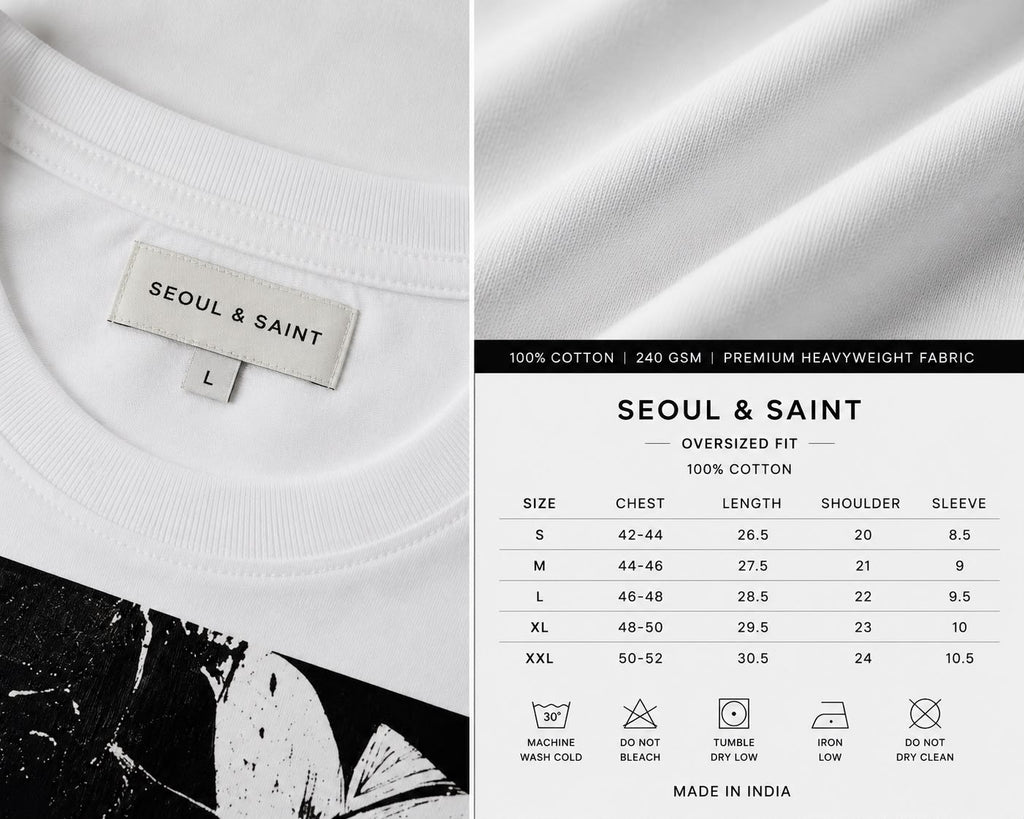 SAINT Moth Oversized Tee