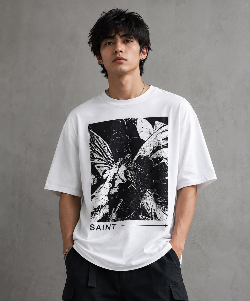 SAINT Moth Oversized Tee