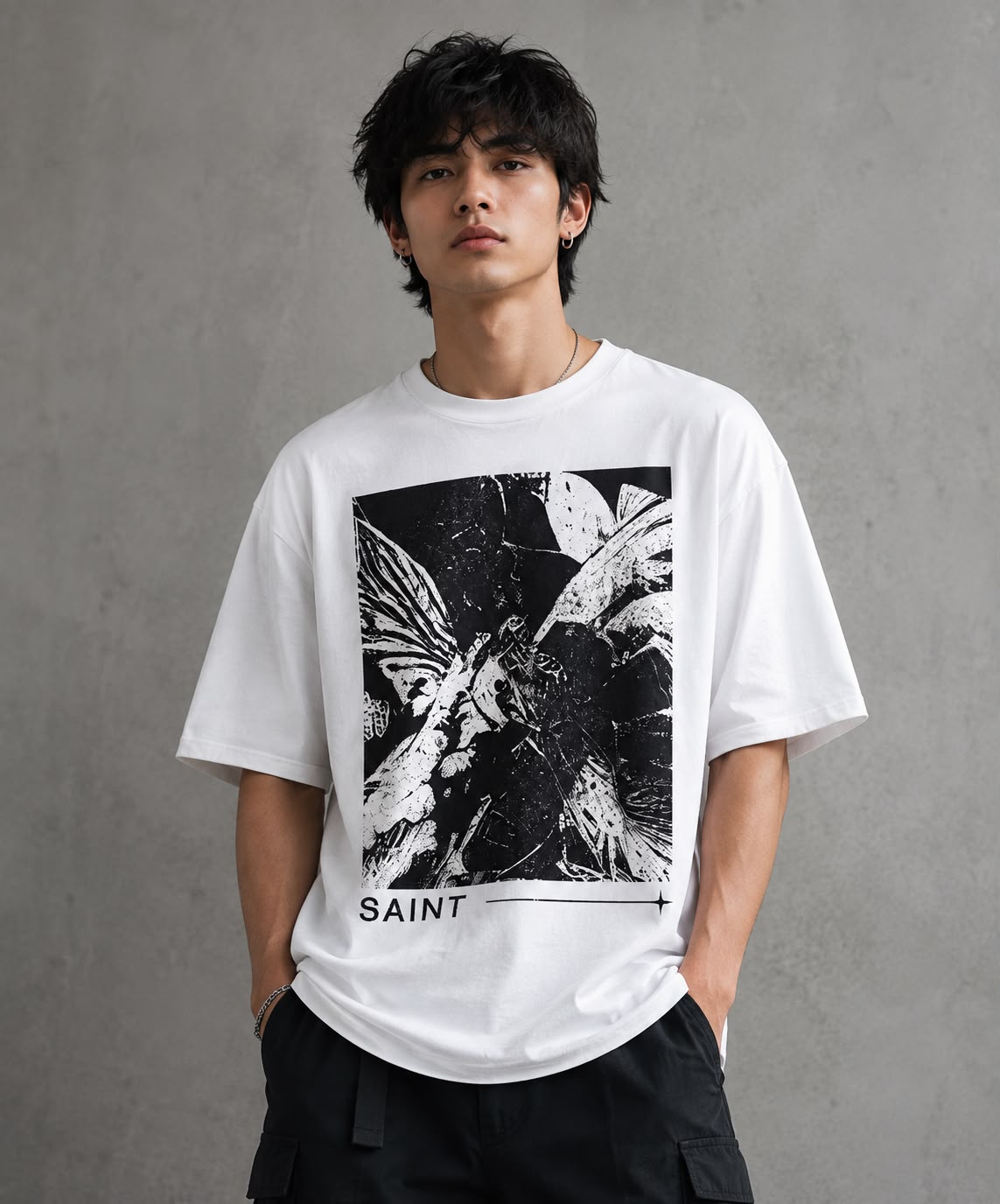 SAINT Moth Oversized Tee